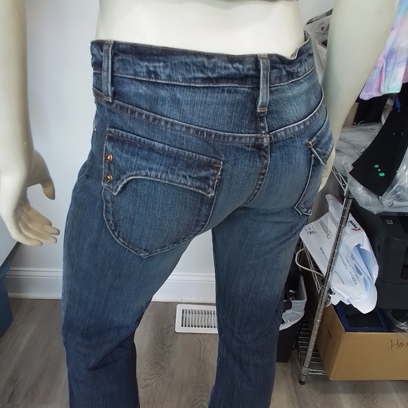 DUARTE Straight Leg Jeans Sz 27 NWT - Picture 14 of 16